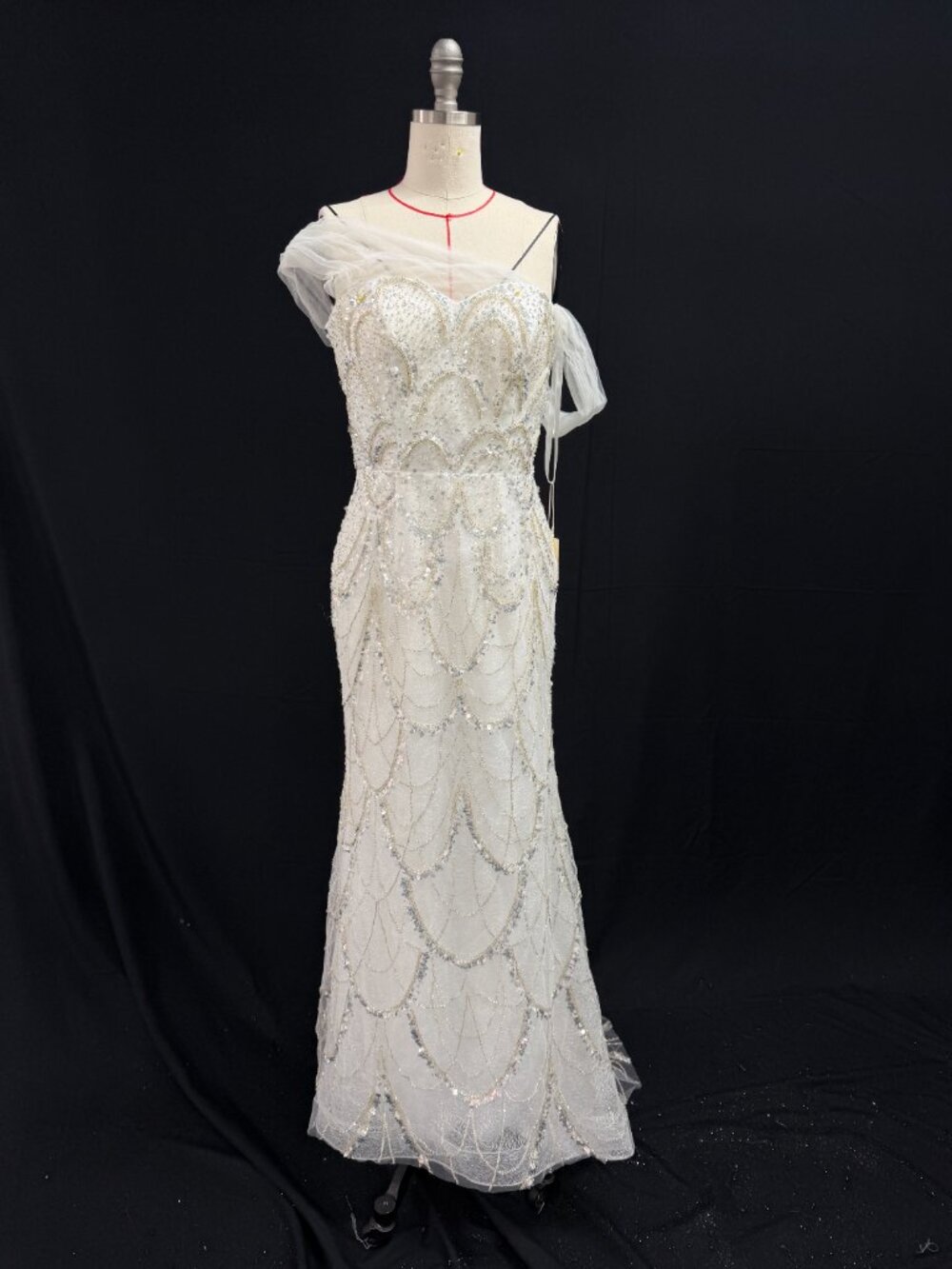 New with tag Style G2505 - Selena Judy Bridal Sequin Mermaid Wedding Dress - Picture 5 of 9